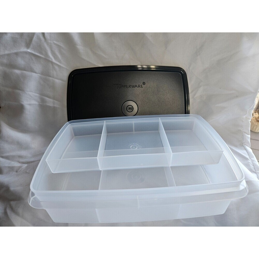 Tupperware Stow 'N Go Container w/ insert NEW.